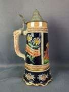 German Beer Steins and Jagermeister Wall Plate Collection