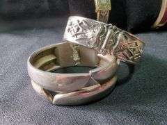 Cuff Bracelets, Qty 5 And Costume WatchesQty 2