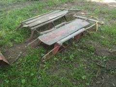 Vintage Rail Sleds, Qty 2