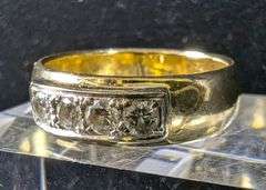 14k Gold Diamond Ring