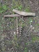 Antique Hand Augers, Qty 2