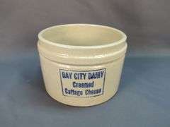 Bay City Dairy Creamed Cottage Cheese Crock