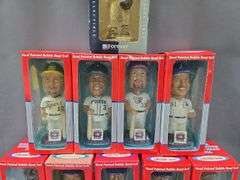 Collectible Series Genuine Hand Painted Bobble Head Dolls, Qty 9, See Description For Names, And Roger Clemens 'Legends Of The Diamond' Limited Edition Bobblehead By Forever Collectibles With Holographic Sticker From MLB
