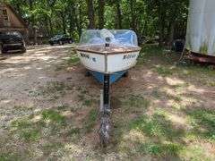 Penn Yan Classic 1993 Boat With Johnson Motor, Including Trailer, Unknown Working Order, No Title, THURSDAY Pick Up