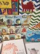 Children's Wall Art, Various Sizes And Styles, Total Qty 15
