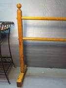 Hand Crafted Wood Quilt Rack