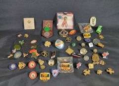 Pin collection Including Girl Scouts, Boy Scouts, Bowling Leagues, And More
