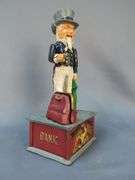 Uncle Sam Mechanical Coin Bank