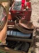 Power Tools, Window Fan, Hubcaps, Cast Iron Skillets And More, Contents Of Pallet, THURSDAY Pick Up