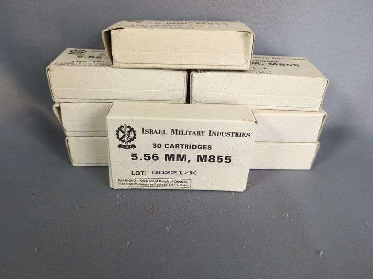 Israel Military Industries 5.56mm (M855) Ammo, Approx Qty 240 Rds, Local Pickup Only image