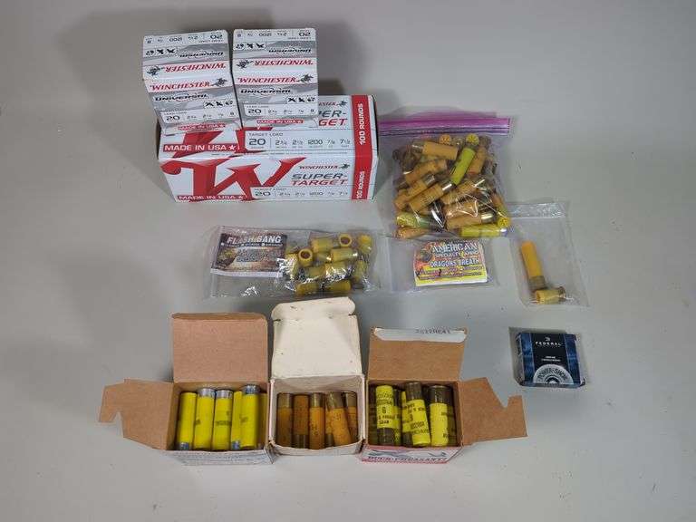 Winchester, Federal, And American Specialty Ammo 20 ga Ammo, Approx 205 Rds, And Federal .410 ga Ammo, Approx 5 Rds, Local Pickup Only image