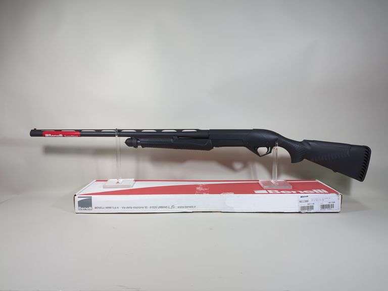 Benelli/ Benelli USA SuperNova 12 ga Pump Action Shotgun SN# Z698439R, For 2 3/4", 3", And 3 1/2" Shells, Fiber Optic Bead, 28" Bbl, Extra Chokes, Paperwork, In Original Box image