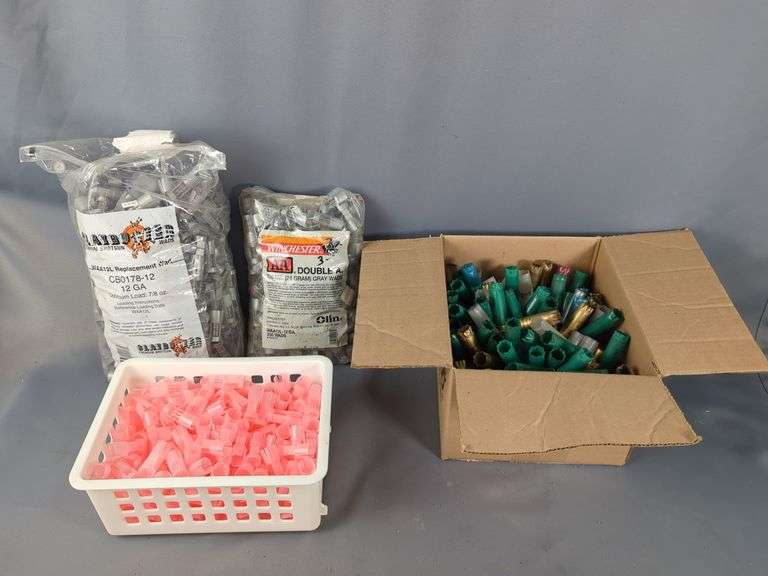 Shotgun Reloading 12ga Replacement Wads And Spent Shells, Includes Approx 900 Wads image