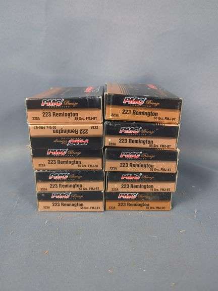 PMC Bronze 223 REM Ammo, Approx 200 Rounds, Local Pickup Only image