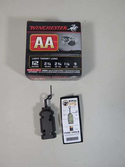 Fith Ops Fire In The Hole 12 ga Trip Alarm, And Winchester AA 12 ga Ammo, Approx 28 Rds, Local Pickup Only image