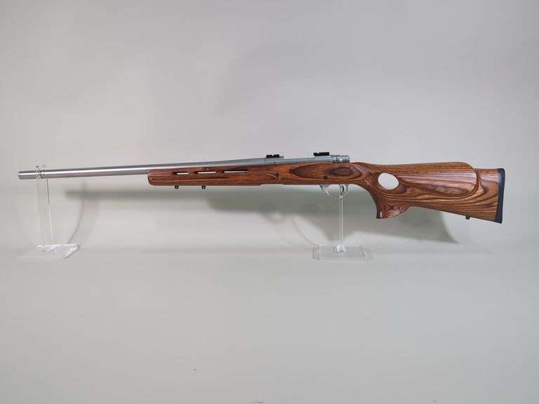 Howa/ LSI 1500 .223 Rem Bolt Action Rifle SN# B104459, Stainless Heavy Barrel With Boyd Thumb Hole Stock image