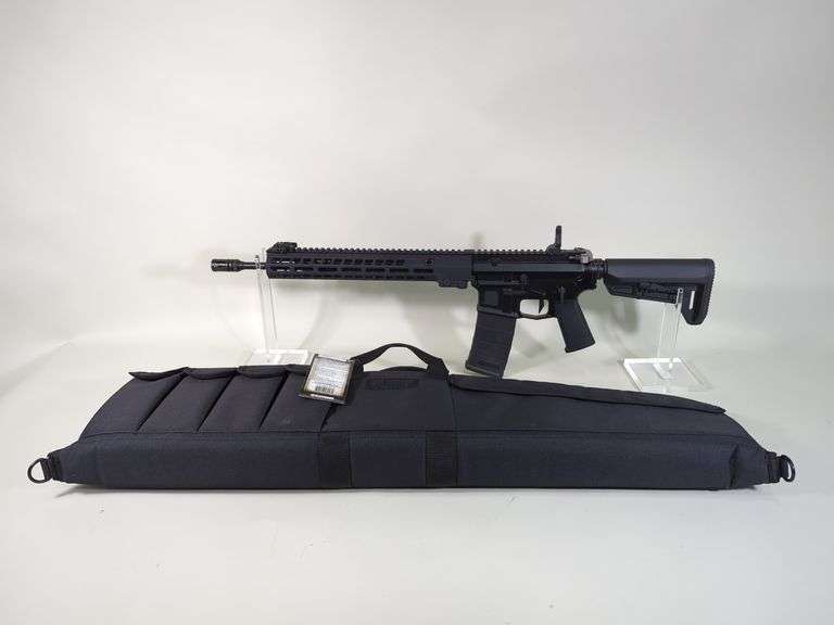 Aero Precision Thunder Ranch TR15 5.56 Nato Rifle SN# TR06590, Flip Up Sights, Adjustable Stock, In Soft Case image