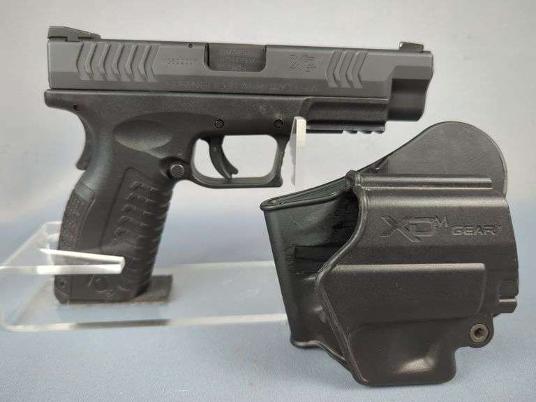 Springfield Armory XDm-9 4.5 9mm Pistol SN# MG832007, No Mag, In XDm Holster image