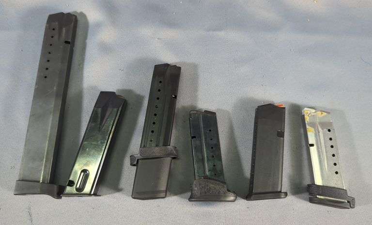 Magazines, 9mm Various Capacity, Qty 6 image