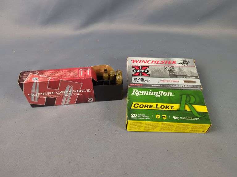.243 Win Ammo, Winchester, Remington, And Hornady, Approx 43 Rounds, Local Pickup Only image