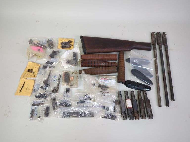 Remington M12 Parts, Includes Butt Stock, Forends, And Assorted Pieces image
