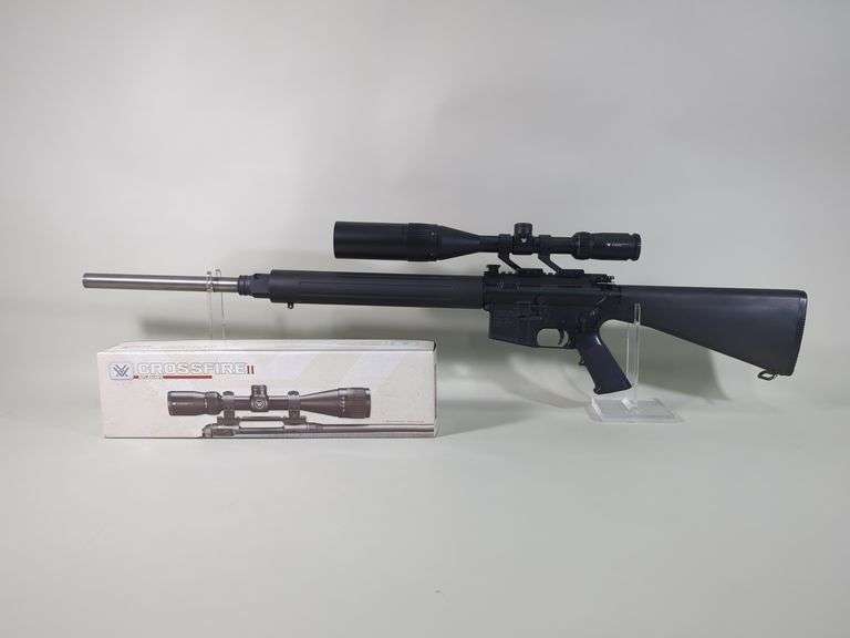 DPMS A-15 .223 Cal Rifle SN# 15513, Heavy 24" Barrel, Vortex Crossfire II 6-18x44 Scope With Box, No Mag image