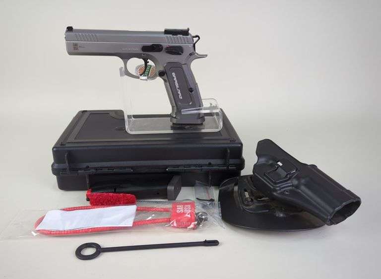 Turkey Sarsilmaz/ SAR USA K-12 Sport 9x19 Cal  Pistol SN# T1102-21BR52305, 2 Total Mags, Paperwork, In Hard Case image