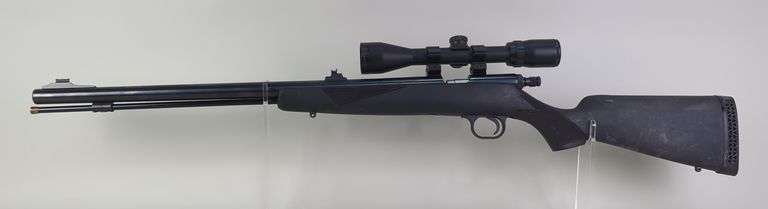 Knight Bighorn .50 Cal Black Powder Rifle SN# Not Found, Fiber Optic Front And Rear Sights image