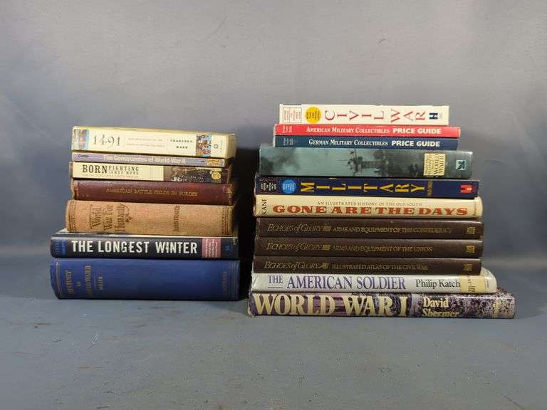 Military History Books, Includes WWI, WWII, Civil War, And More image
