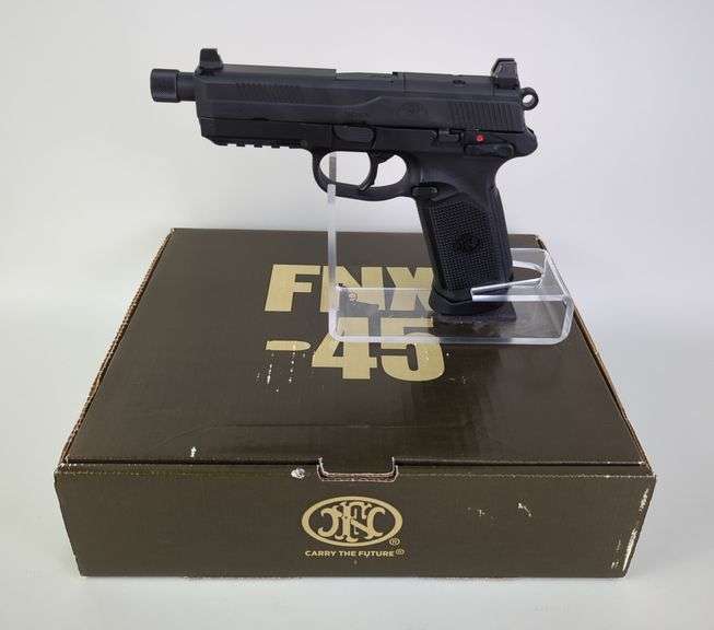 FNC FNX-45 Tactical .45 ACP  Pistol SN# FX3U187133, 5 Total Mags, Extra Grips, Paperwork, With Soft Case, In Box image