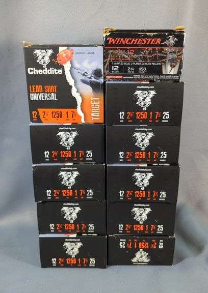 Cheddite and Winchester 12ga Shotgun Ammo, Approx 260 Rounds, Local Pickup Only image