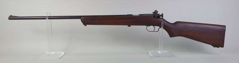 O.F. Mossberg & Sons 3C .22 SLLR Bolt Action Rifle SN# Not Found, Rear Peep Sight image