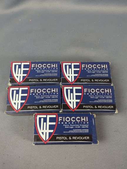Fiocchi 9mm Luger Ammo, Approx 250 Rounds, Local Pickup Only image