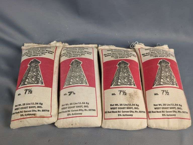 West Coast 25 lb Premium Magnum Shot No. 7 1/2, Qty 4 image