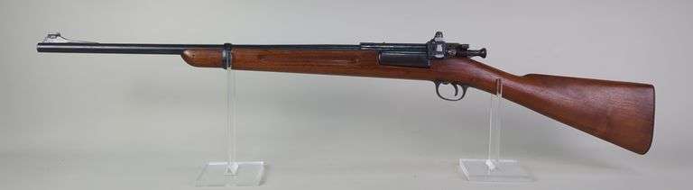 US Springfield Armory 1899 .30-40 Krag Bolt Action Rifle SN# 851295, Rear Peep Sight image