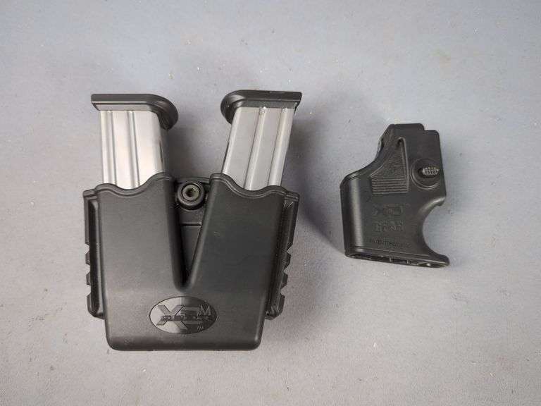 9mm Magazines Qty 2, Springfield Armory Dual Mag Holster, And Speedloader image