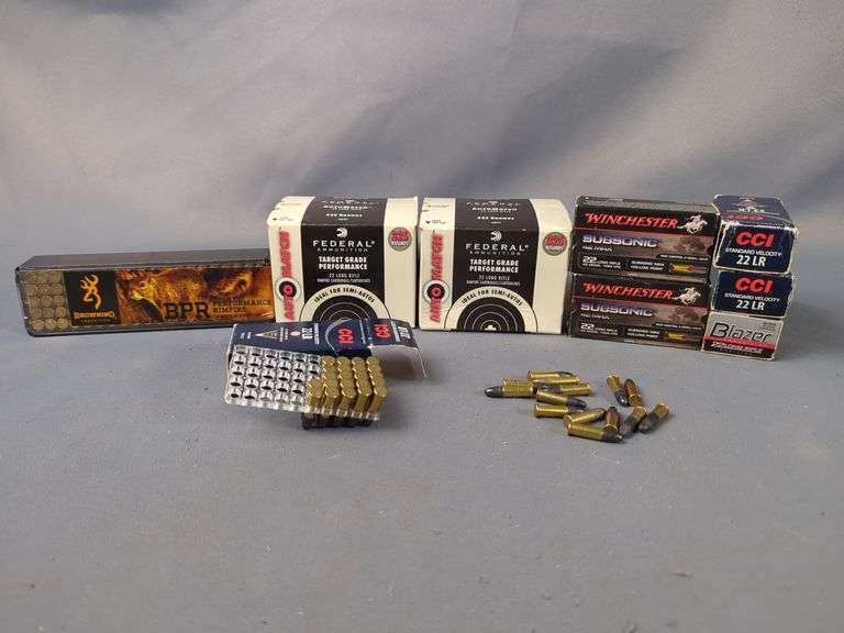 .22LR Ammo, Includes CCI, Federal, Blazer And More, Approx 1000 Rounds, Local Pickup Only image
