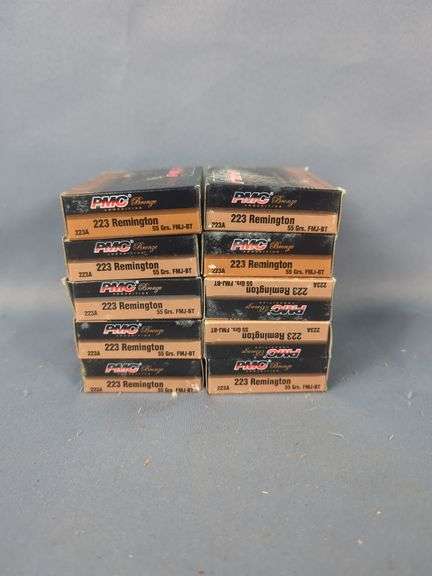 PMC Bronze 223 REM Ammo, Approx 200 Rounds, Local Pickup Only image