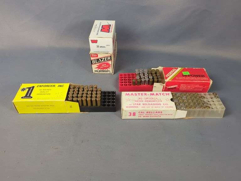 38spl Ammo, Includes CCI, Winchester, And More, Approx 245 Rounds, Local Pickup Only image