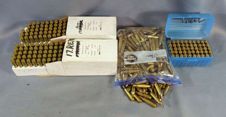 17 Rem Empty Brass, Approx Qty 325 (177 Are Primed), Local Pickup Only image