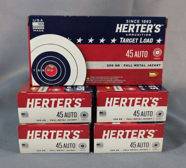 Herter's 45 Auto Ammo, Approx 250 Rounds, Local Pickup Only image