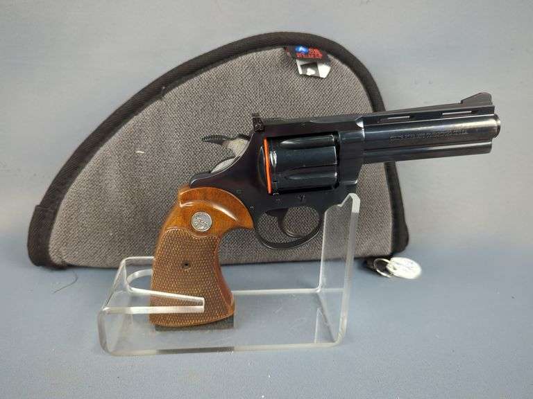 Colt Diamondback .38 Spl 6-Shot Revolver SN# D36537, Reblued By Colt, In Soft Case image