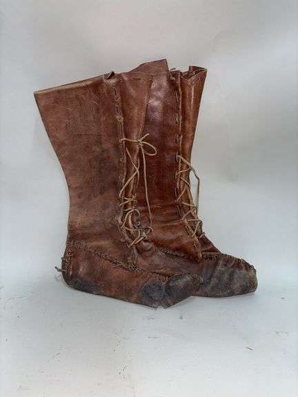 Knee High Leather Moccasins image