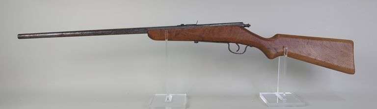 J. Stevens Springfield Model 15 .22 SLLR Bolt Action Rifle SN# Not Found, No Stop For The Bolt, No Front Sight image