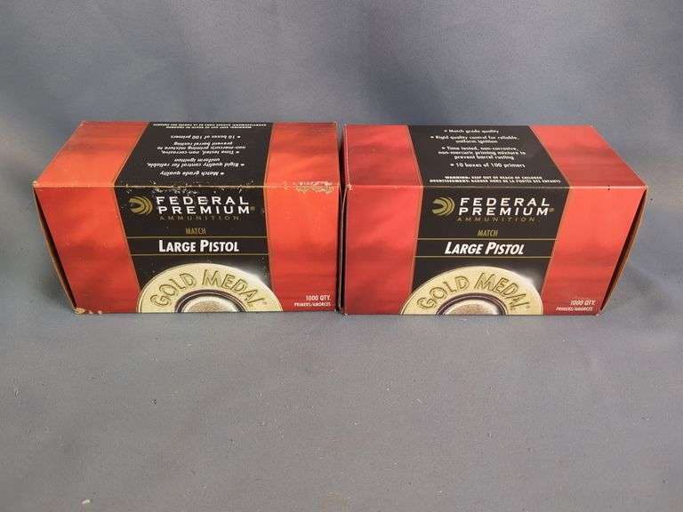 Federal Premium Large Pistol Match Primers No. GM150M, Approx Qty 2000, Local Pickup Only image