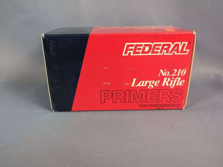 Federal Large Rifle Primers No. 210, Approx Qty 1000, Local Pickup Only image