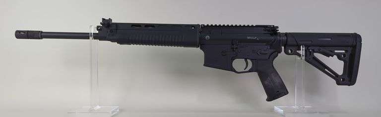 Wolf A1/ Brownells Inc BRN-15 5.56x45mm  Rifle SN# B15-100638, Adjustable Stock image