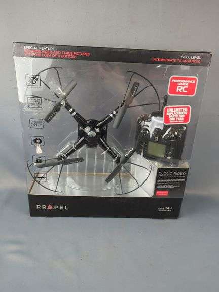 Propel Quad Rotor RC Drone With HD Camera, Model PL-1442 In Box image