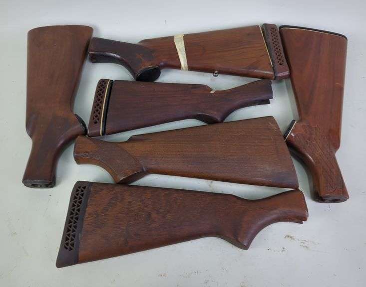 Wood Buttstocks, Qty 6, Various Styles And Sizes image