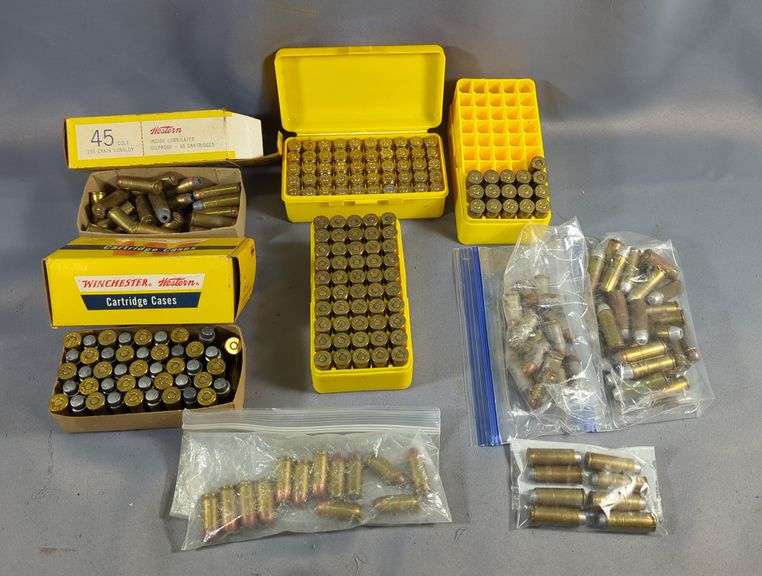 .45 Colt, .45 ACP, And .45 Ammo Assortment, Brands Include Western, Winchester, And More, Approx 249 Rds, Local Pickup Only image